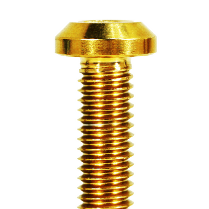 ZSPEC M6-1.0x16mm Dress Up Bolt® Fastener, Angled Head, Titanium Grade-5, Per Each - Howling Moto