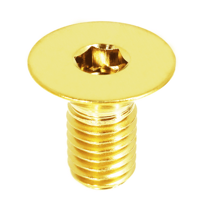 ZSPEC M6-1.0x20mm Flat-Head FHSC Fastener/Bolt, Titanium Grade-5, Per Each - Howling Moto