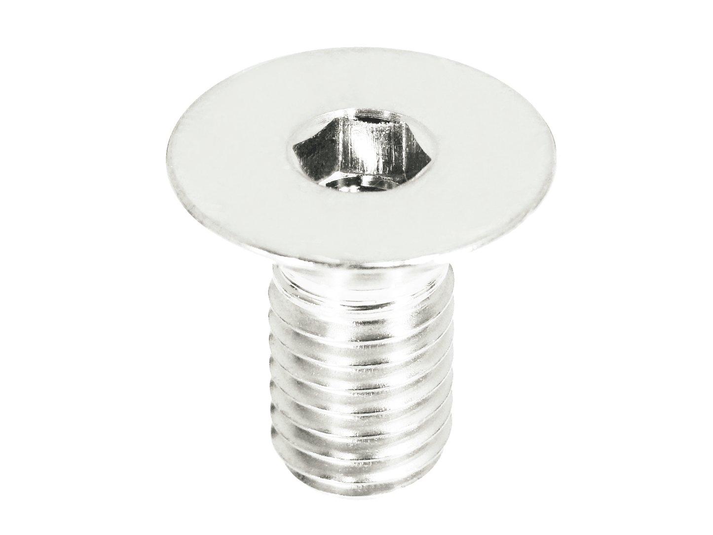 ZSPEC M6-1.0x30mm Flat-Head FHSC Fastener/Bolt, Titanium Grade-5, Per Each - Howling Moto