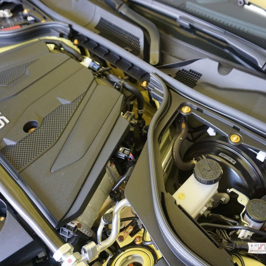 ZSPEC Plastic-Clips Replacement Kit for '23+ Nissan Z RZ34, Grade-5 Titanium - Howling Moto