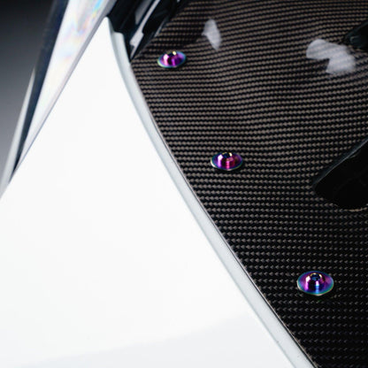 ZSPEC Plastic-Clips Replacements for Z1 Motorsports '23+ Nissan Z RZ34 Radiator Guide, Titanium - Howling Moto