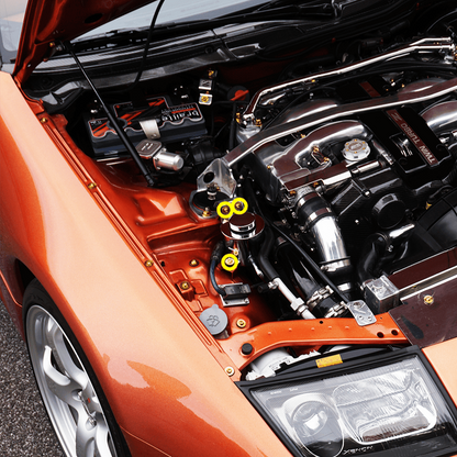 ZSPEC Power Steering Reservoir Fasteners for '90-96 Nissan 300zx Z32, Titanium - Howling Moto