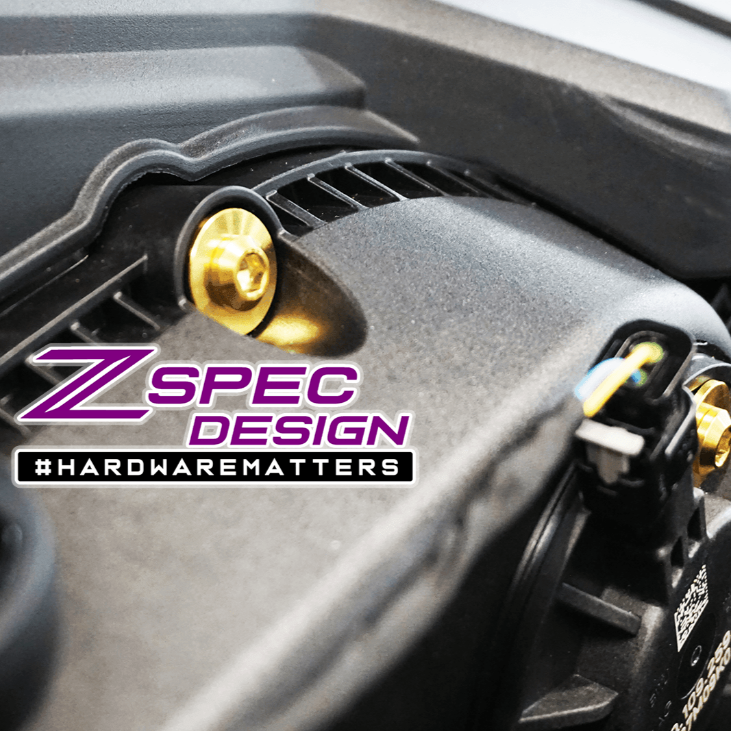 ZSPEC Stage-1 Dress Up Bolts® Fastener Kit for '18-23+ Audi A5 8W6 2.0L, Titanium - Howling Moto