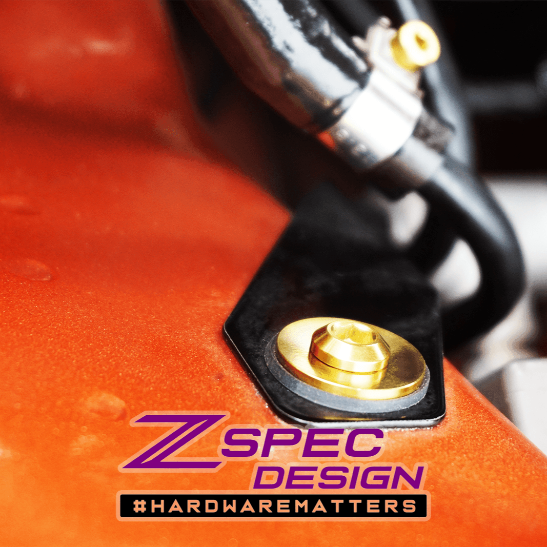 ZSPEC Stage-1 Dress Up Bolts® Hardware Kit for Nissan 300zx Z32, Titanium - Howling Moto