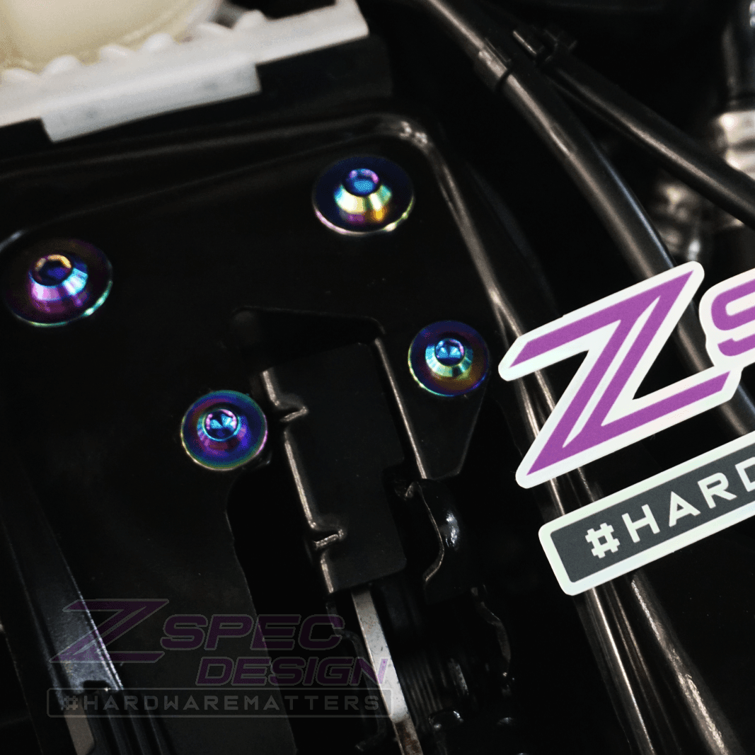 ZSPEC Stage-2 Dress Up Bolts® Fastener Kit for '14-19 BMW 435i F32 3.0T, Titanium - Howling Moto