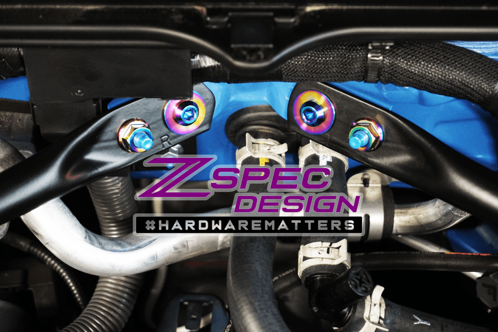 ZSPEC Stage-2 Dress Up Bolts® Fastener Kit for '22+ Toyota GR86 & Subaru BRZ, Titanium - Howling Moto