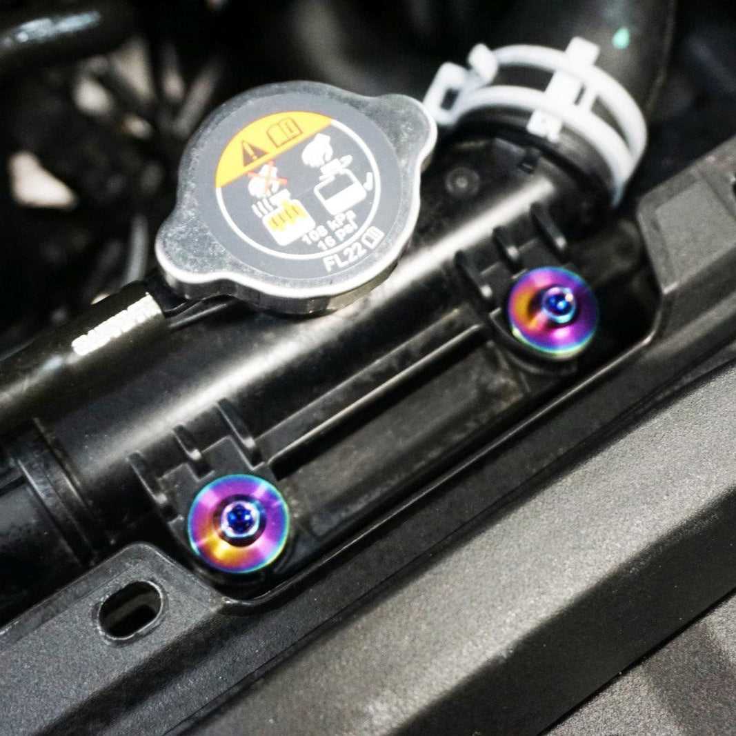 ZSPEC Stage-2 Dress Up Bolts® Fastener Kit for the '20-24 Mazda CX-30, Titanium - Howling Moto