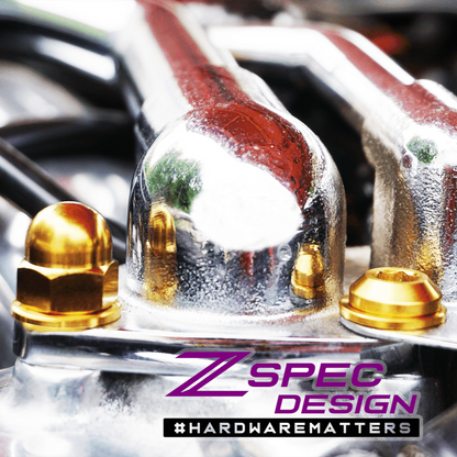 ZSPEC Stage-2 Dress Up Bolts® Hardware Kit for Nissan 300zx Z32, Titanium - Howling Moto