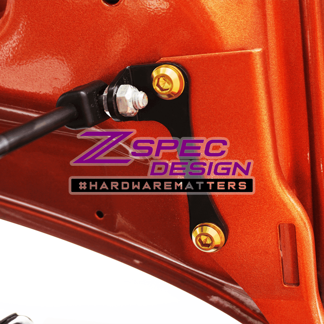 ZSPEC Stage-2 Dress Up Bolts® Hardware Kit for Nissan 300zx Z32, Titanium - Howling Moto