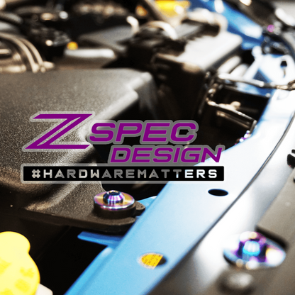 ZSPEC Stage-3 Dress Up Bolts® Fastener Kit for '22+ Toyota GR86 & Subaru BRZ, Titanium - Howling Moto