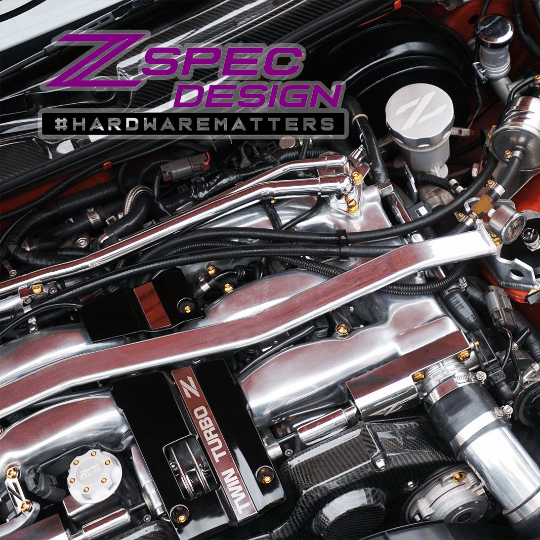 ZSPEC Stage-3 Dress Up Bolts® Hardware Kit for Nissan 300zx Z32, Titanium - Howling Moto
