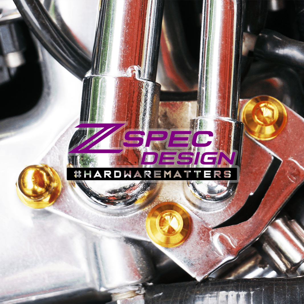 ZSPEC Stage-3 Dress Up Bolts® Hardware Kit for Nissan 300zx Z32, Titanium - Howling Moto