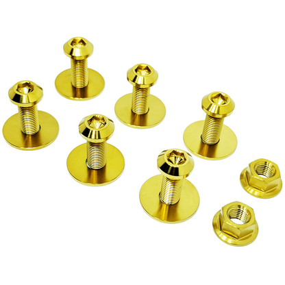 ZSPEC Strut Brace Fastener Kit for Late '03-09 Nissan 350z, M10-1.25 Titanium - Howling Moto