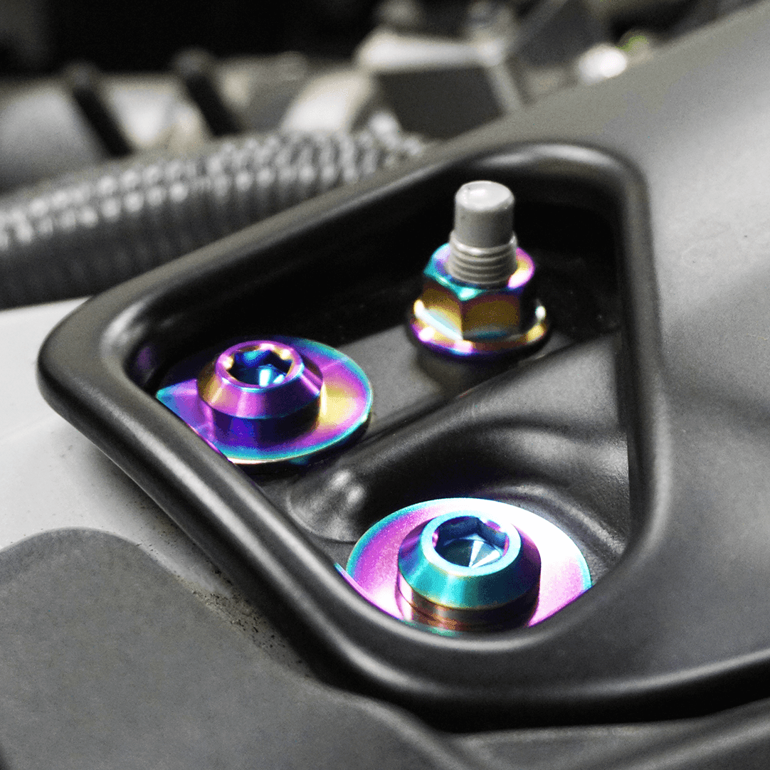 ZSPEC Strut Brace Fasteners for Nissan 370z, M10-1.25 Hardware, Titanium - Howling Moto