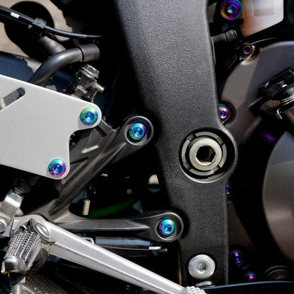 ZSPEC Titanium Dress Up Bolts® Fastener Kit for the Kawasaki Ninja 636 ZX6R - Howling Moto