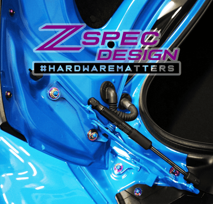 ZSPEC Trunk Area Fastener Kit for '22+ Toyota GR86 & Subaru BRZ, Titanium - Howling Moto