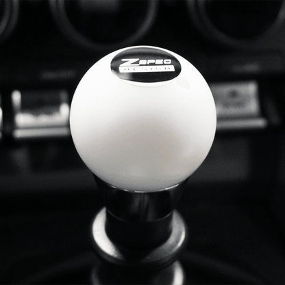 ZSPEC Shift Knob, M10-1.5, Delrin & Stainless, 6-Speed Shift Pattern Coin - Howling Moto