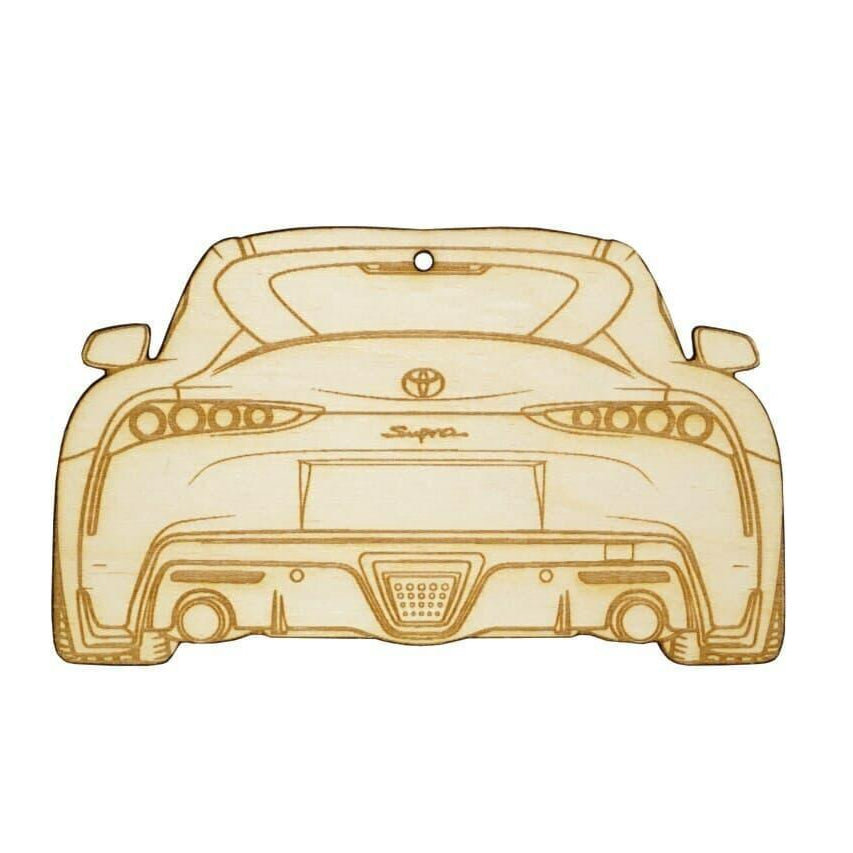 ZSPEC Laser-Engraved Wood Ornament, Style: Toyota Supra MK5, Birch - Howling Moto