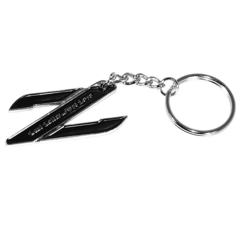 ZSPEC Chrome & Colored Keychain, Style: Nissan Z32 300zx - Howling Moto