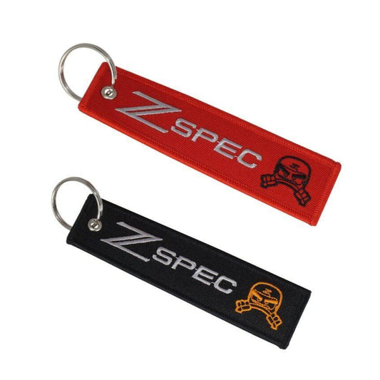ZSPEC Design Jet Tag Keychains - Red or Black - Howling Moto