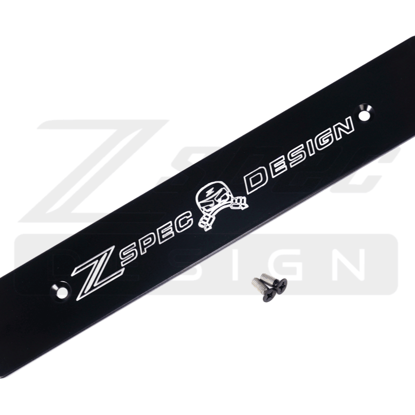 ZSPEC Front Bumper Plate for the JSPEC '90-99 Nissan Z32 300zx Fascia, Powder-Coated Billet - Howling Moto