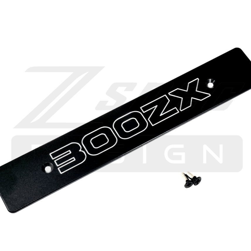ZSPEC Front Bumper Plate for the JSPEC '90-99 Nissan Z32 300zx Fascia, Powder-Coated Billet - Howling Moto