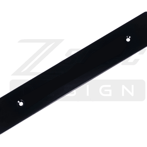 ZSPEC Front Bumper Plate for the JSPEC '90-99 Nissan Z32 300zx Fascia, Powder-Coated Billet - Howling Moto