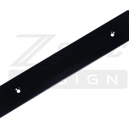ZSPEC Front Bumper Plate for the JSPEC '90-99 Nissan Z32 300zx Fascia, Powder-Coated Billet - Howling Moto