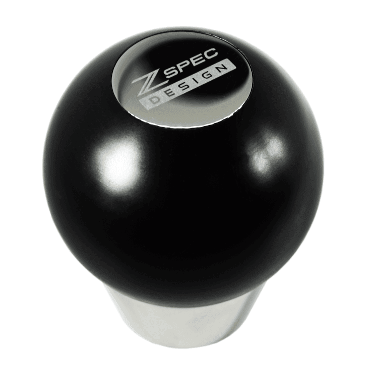 ZSPEC Shift Knob, M12-1.25, Delrin & Stainless, 4-Speed Shift Pattern Coin - Howling Moto