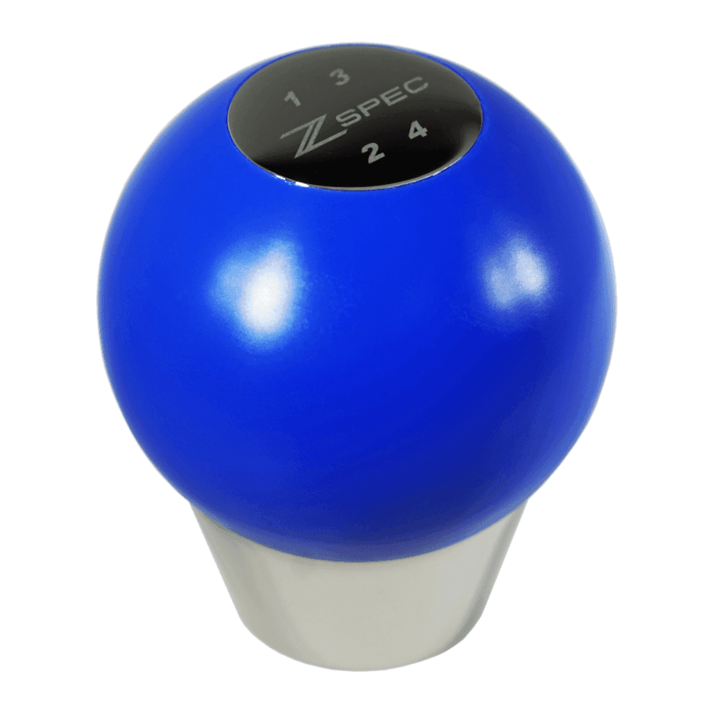 ZSPEC Shift Knob, M12-1.25, Delrin & Stainless, 4-Speed Shift Pattern Coin - Howling Moto