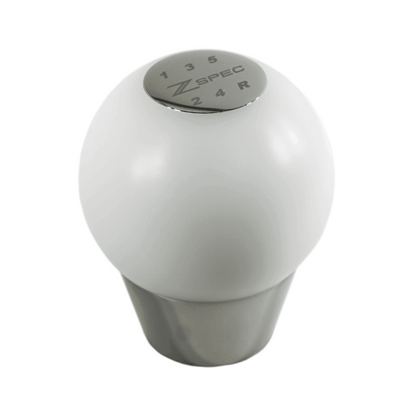ZSPEC Shift Knob, M12-1.25, Delrin & Stainless, 5-Speed Shift Pattern Coin - Howling Moto