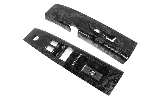 ZSPEC 350z Z33 Interior Door Window Switch Finisher Set, LHD '03-05, Forged Carbon Style - Howling Moto