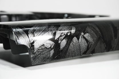 ZSPEC 350z Z33 Interior Door Window Switch Finisher Set, LHD '06-09, Forged Carbon Style - Howling Moto