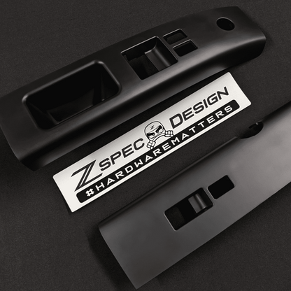 ZSPEC 350z Z33 Interior Door Window Switch Finisher Set for LHD '03-05, Black - Howling Moto