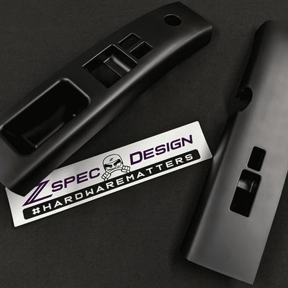 ZSPEC 350z Z33 Interior Door Window Switch Finisher Set for LHD '03-05, Black - Howling Moto