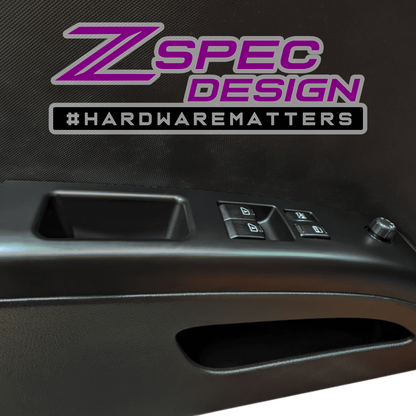 ZSPEC 350z Z33 Interior Door Window Switch Finisher Set for LHD '03-05, Black - Howling Moto