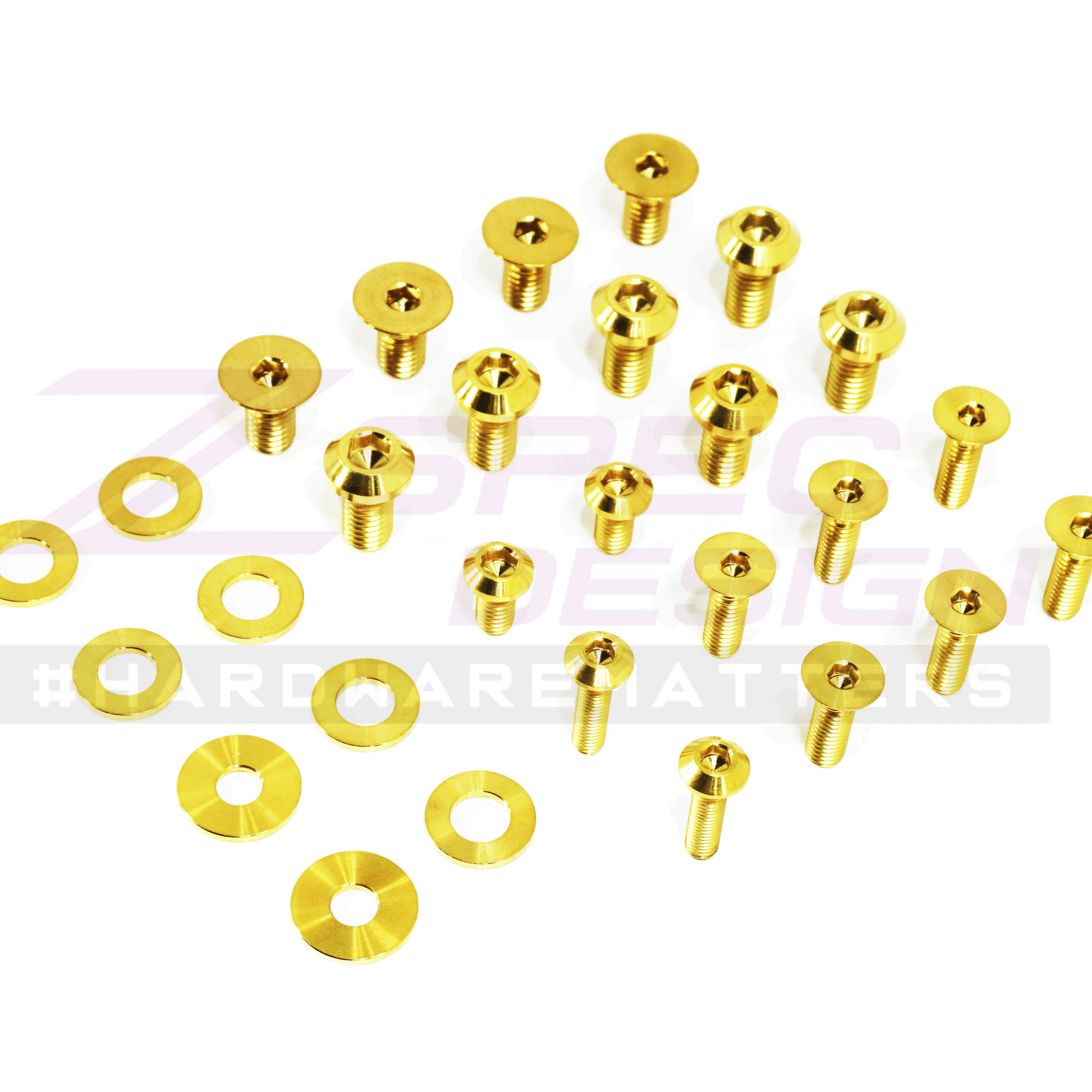 ZSPEC Dress Up Bolts® Fastener Kit, Door Jams Area for 2023+ Nissan Z RZ34, Titanium - Howling Moto