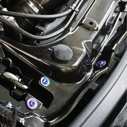 ZSPEC Stage-2 Dress Up Bolts® Fastener Kit for '14-19 BMW 435i F32 3.0T, Titanium - Howling Moto