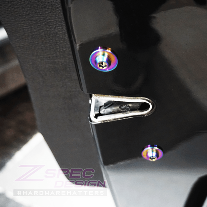 ZSPEC Stage-2 Dress Up Bolts® Fastener Kit for '14-19 BMW 435i F32 3.0T, Titanium - Howling Moto
