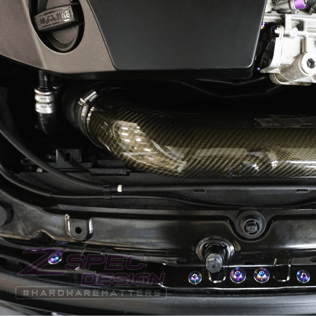 ZSPEC Stage-2 Dress Up Bolts® Fastener Kit for '14-19 BMW 435i F32 3.0T, Titanium - Howling Moto