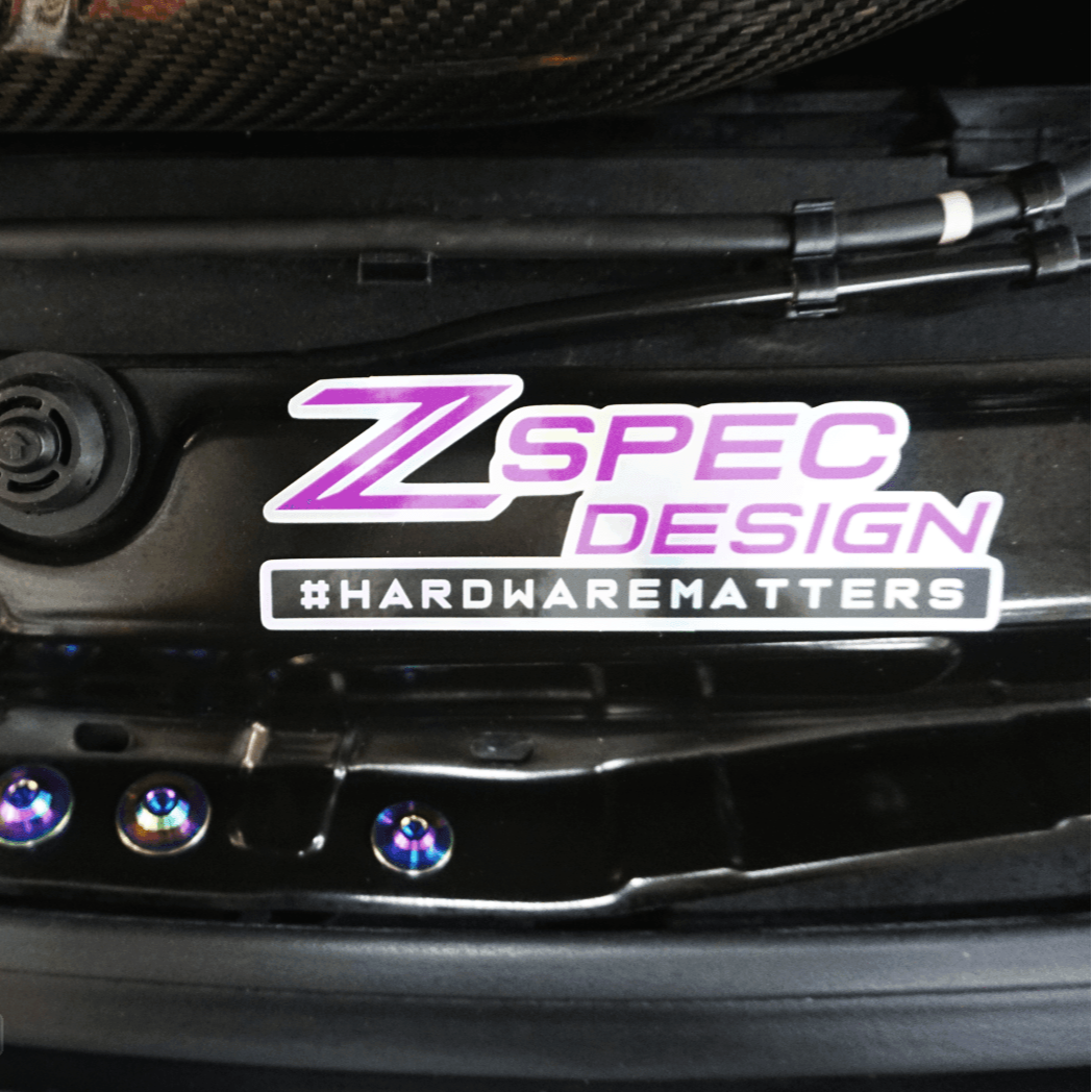 ZSPEC Stage-2 Dress Up Bolts® Fastener Kit for '14-19 BMW 435i F32 3.0T, Titanium - Howling Moto