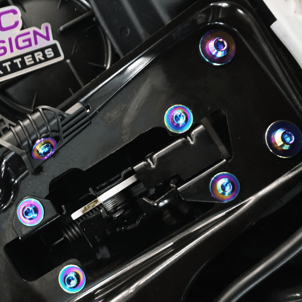ZSPEC Stage-2 Dress Up Bolts® Fastener Kit for '14-19 BMW 435i F32 3.0T, Titanium - Howling Moto