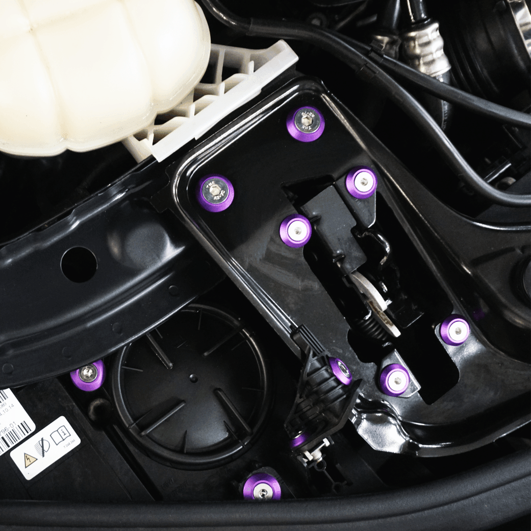 ZSPEC Stage-1 Dress Up Bolts® Fastener Kit for '14-19 BMW 435i F32 3.0T, Stainless & Billet - Howling Moto