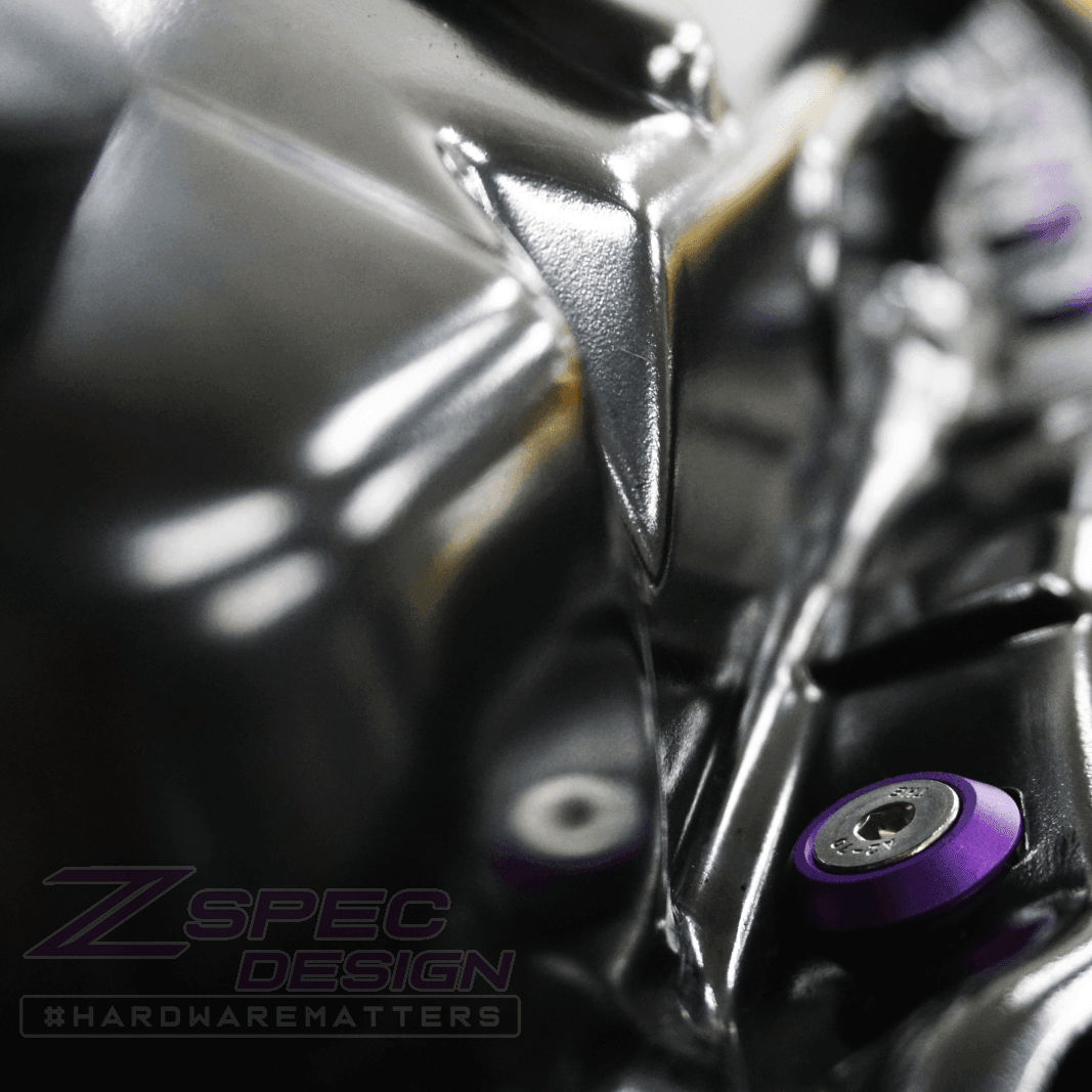 ZSPEC Stage-1 Dress Up Bolts® Fastener Kit for '14-19 BMW 435i F32 3.0T, Stainless & Billet - Howling Moto