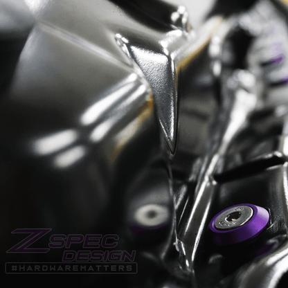 ZSPEC Stage-1 Dress Up Bolts® Fastener Kit for '14-19 BMW 435i F32 3.0T, Stainless & Billet - Howling Moto