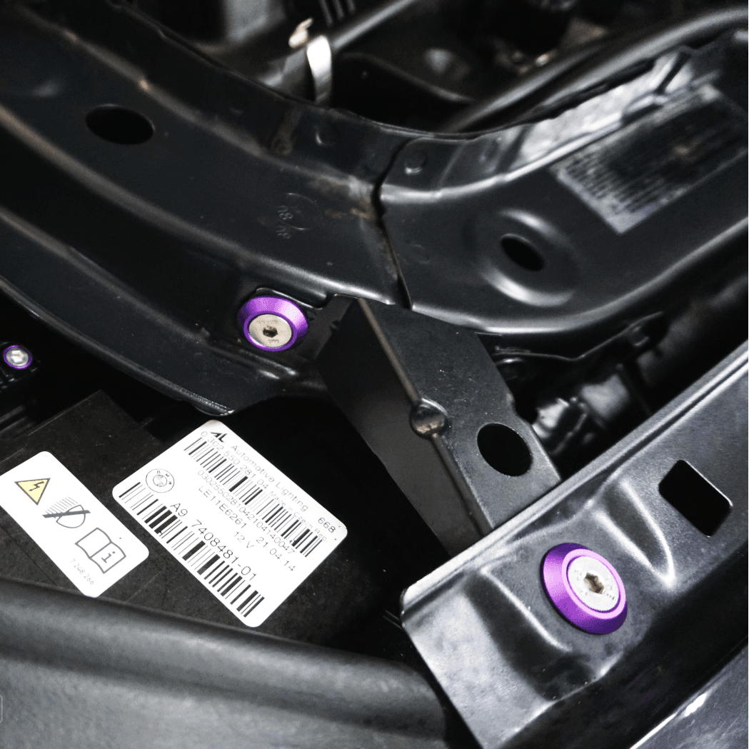 ZSPEC Stage-1 Dress Up Bolts® Fastener Kit for '14-19 BMW 435i F32 3.0T, Stainless & Billet - Howling Moto