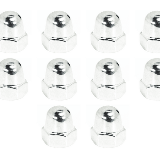 ZSPEC M5-0.8 Acorn Nuts , SUS304 Stainless Steel, 10-Pack - Howling Moto