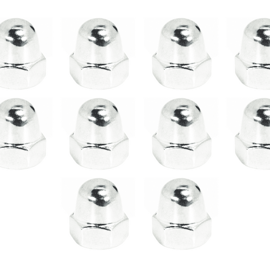 ZSPEC M8-1.25 Acorn Nuts , SUS304 Stainless Steel, 10-Pack - Howling Moto