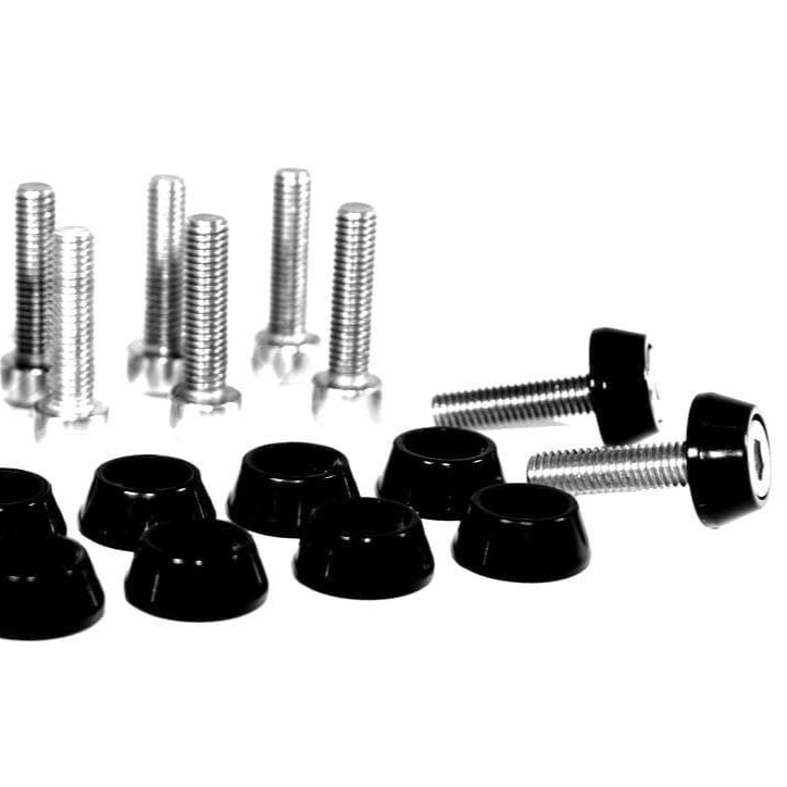 ZSPEC SHSC M5x20mm Bolts w/Angled Finish Washers, Stainless & Billet, Sold as 10-Pack - Howling Moto