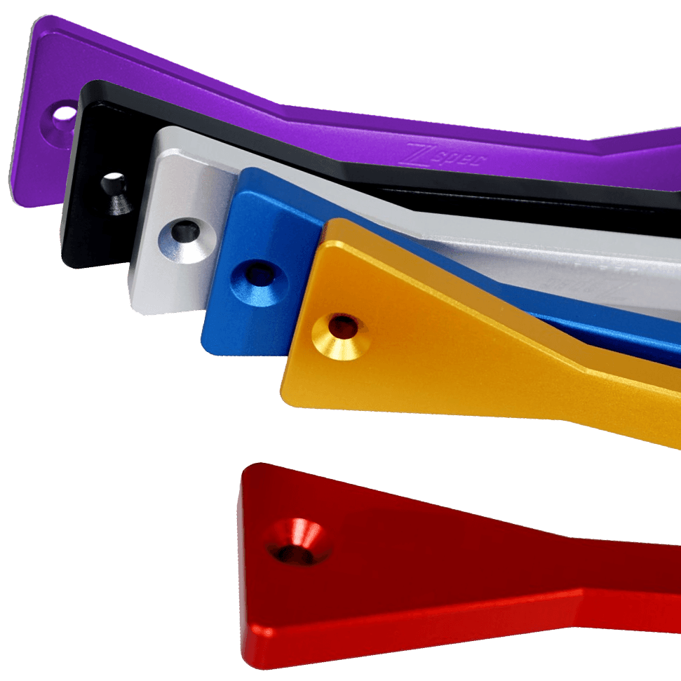 ZSPEC Battery Hold Down/Bracket for Nissan Titan A61, Anodized Billet Aluminum - Howling Moto